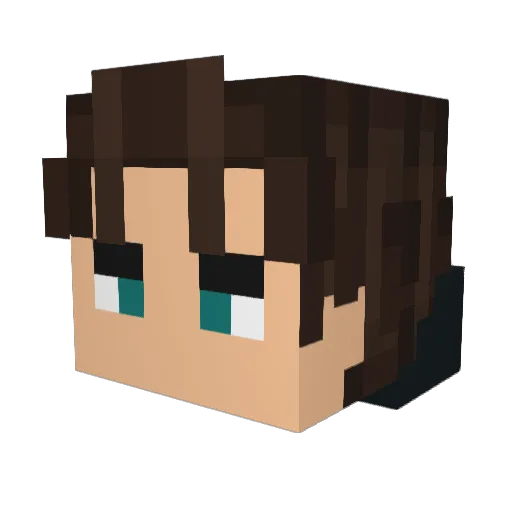 Mikey_0815 Minecraft avatar head, 3D render
