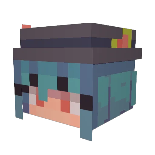 Mikey_2210 Minecraft avatar head, 3D render