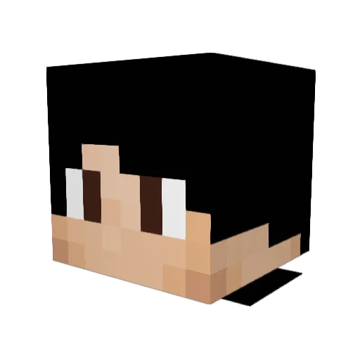 Mikeymc73 Minecraft avatar head, 3D render