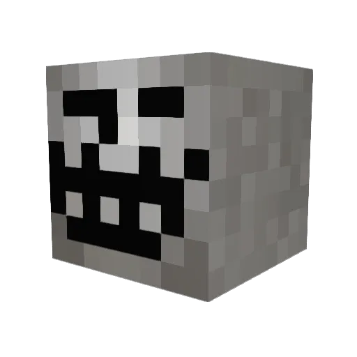 MikeziN26 Minecraft avatar head, 3D render