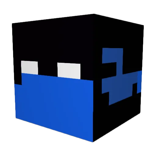 MikezuJr Minecraft avatar head, 3D render