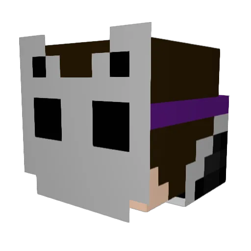Mikhail_kaiz Minecraft avatar head, 3D render
