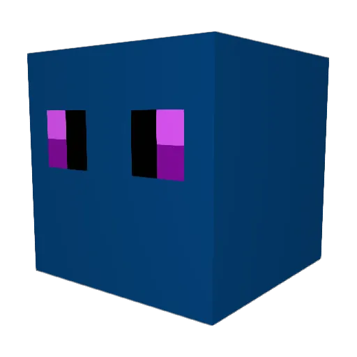 MikiKitti Minecraft avatar head, 3D render