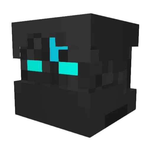 MikiPK Minecraft avatar head, 3D render