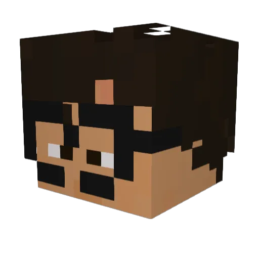 MikkoRulesgamin Minecraft avatar head, 3D render