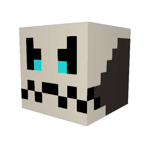 Mikkoooooo Minecraft avatar head, 3D render