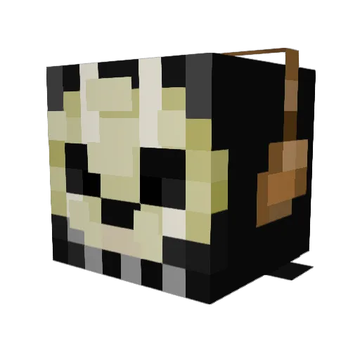 MikoSvK Minecraft avatar head, 3D render