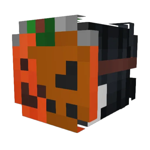 Mikochan1 Minecraft avatar head, 3D render
