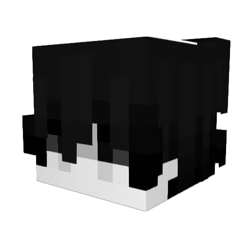 Mikodemika Minecraft avatar head, 3D render