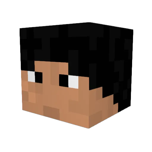 Mikolaj129 Minecraft avatar head, 3D render
