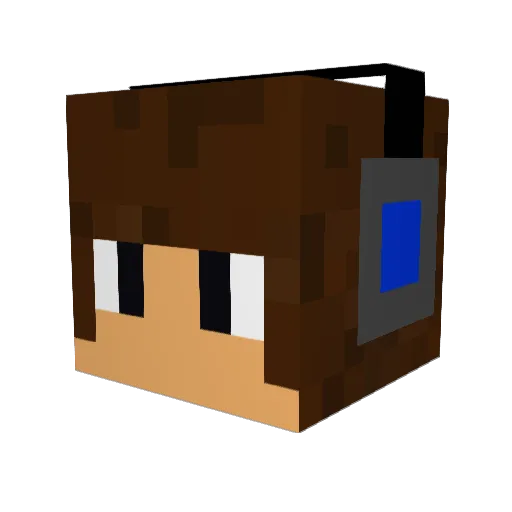Mikolaj89_ Minecraft avatar head, 3D render