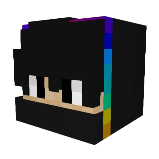 Mikolaj_L Minecraft avatar head, 3D render