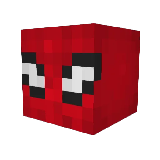 MikolekF2 Minecraft avatar head, 3D render