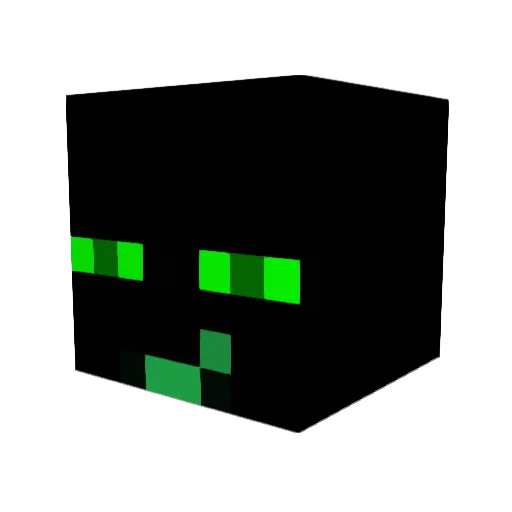 Mikoluve Minecraft avatar head, 3D render