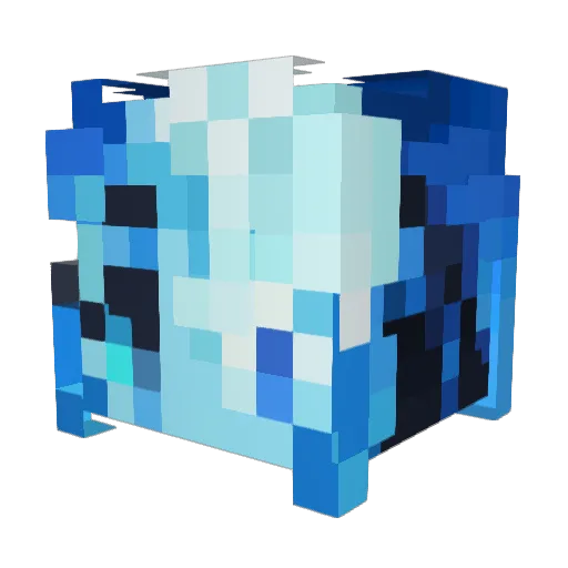Mikomi514 Minecraft avatar head, 3D render