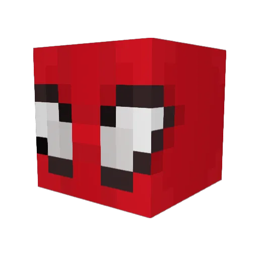 Mikoshiwastaken Minecraft avatar head, 3D render