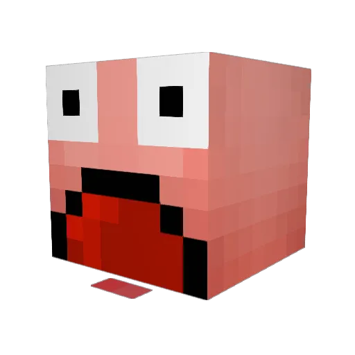 MikotheGreat Minecraft avatar head, 3D render