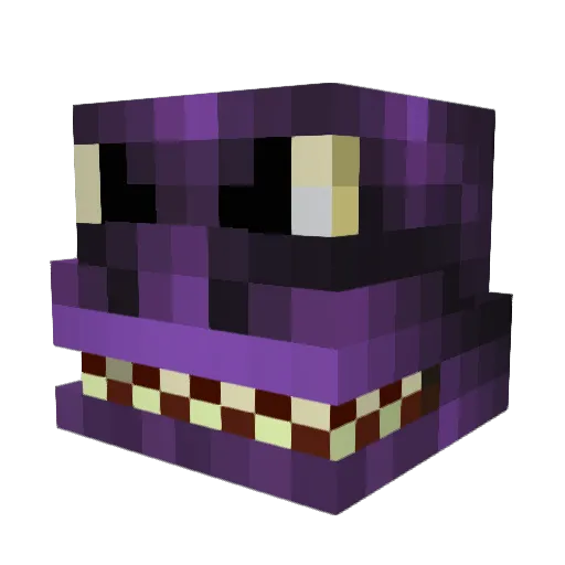 Mikowiii Minecraft avatar head, 3D render
