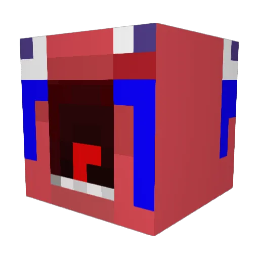Miksajlo Minecraft avatar head, 3D render