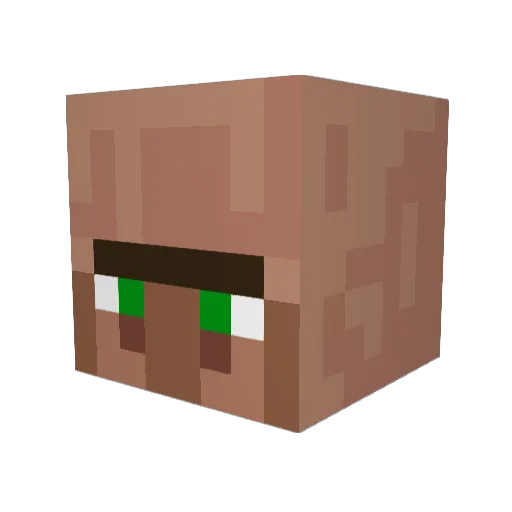 Miksi77 Minecraft avatar head, 3D render