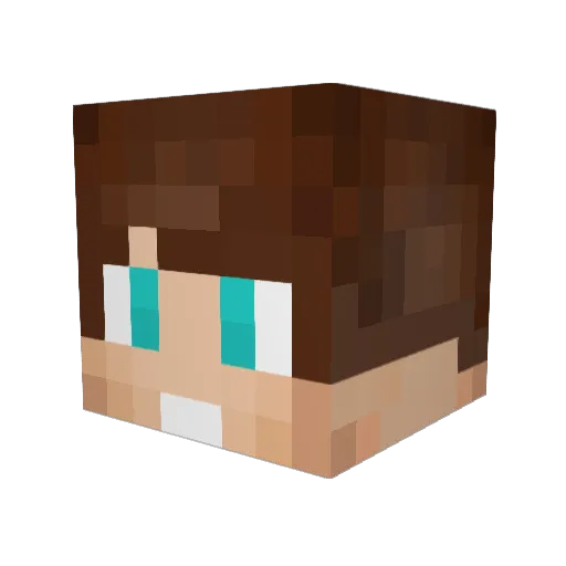 Miksuli333 Minecraft avatar head, 3D render