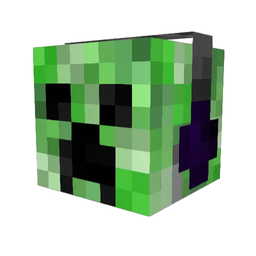 Miksyy Minecraft avatar head, 3D render
