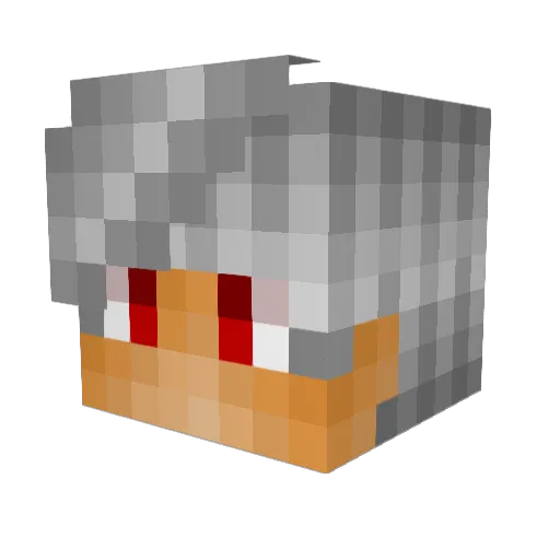 MikusMartin Minecraft avatar head, 3D render