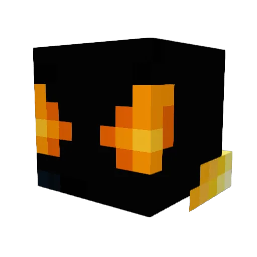 Mikuziomal Minecraft avatar head, 3D render