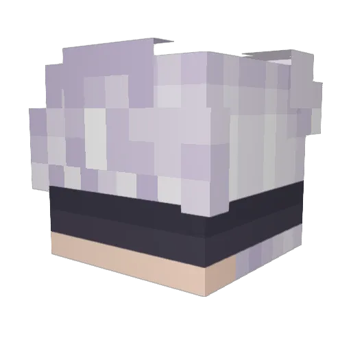 Miky1123 Minecraft avatar head, 3D render