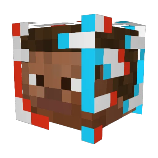 MikyIm Minecraft avatar head, 3D render
