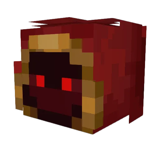 MikymotoMaster Minecraft avatar head, 3D render