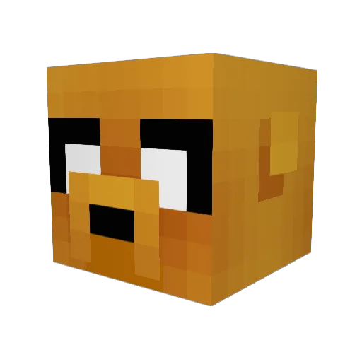 Mil_Klover Minecraft avatar head, 3D render