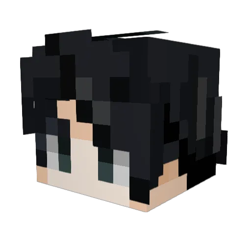 Mila_Jade45 Minecraft avatar head, 3D render