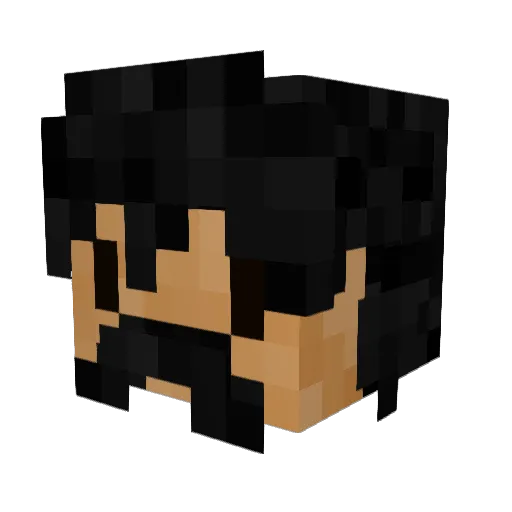 Milad148 Minecraft avatar head, 3D render