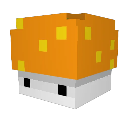 Milalyaaa Minecraft avatar head, 3D render