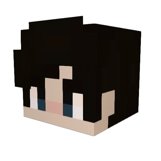 Milan8836 Minecraft avatar head, 3D render