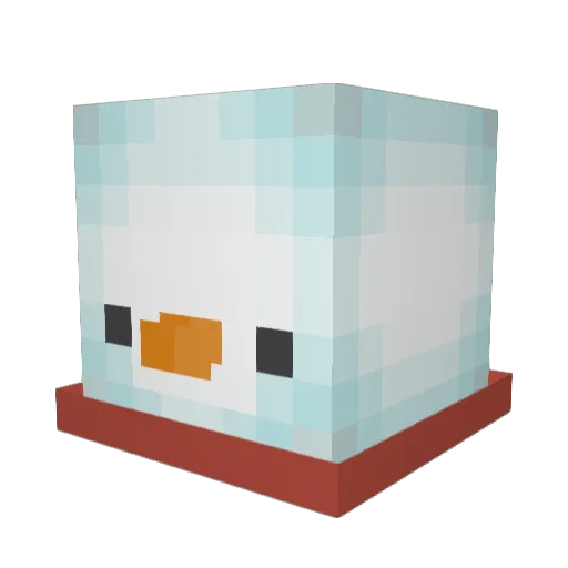 MilanGamesNL974 Minecraft avatar head, 3D render