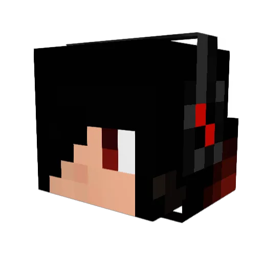 MilanTheBossMTB Minecraft avatar head, 3D render