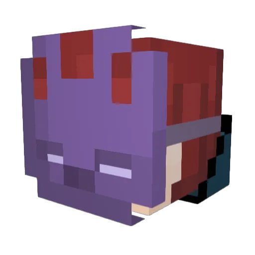 MilanTheGuy Minecraft avatar head, 3D render