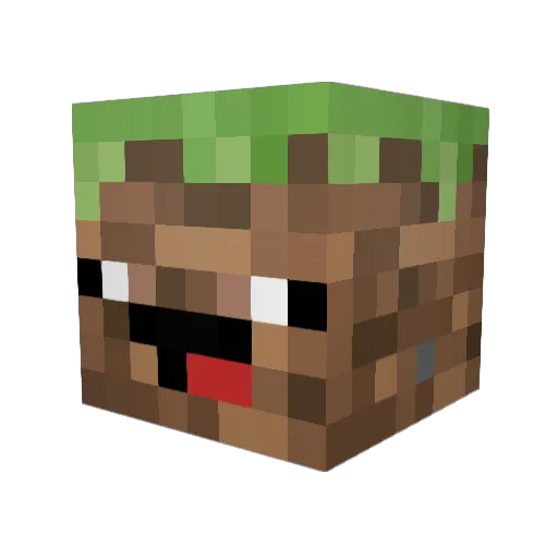 Milan_melat Minecraft avatar head, 3D render