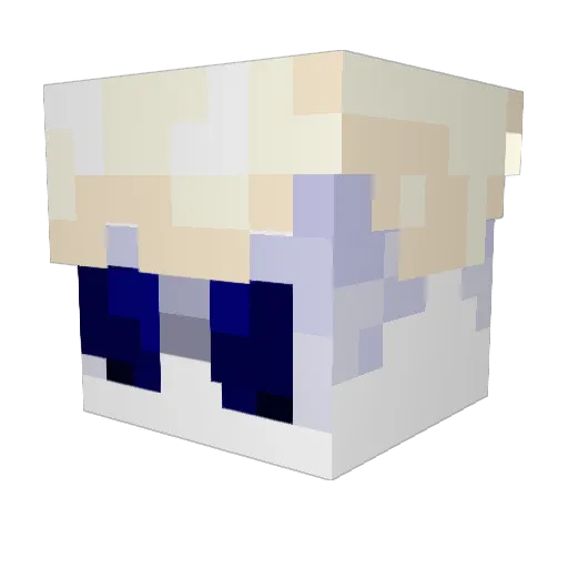 MilanesaConWebo Minecraft avatar head, 3D render