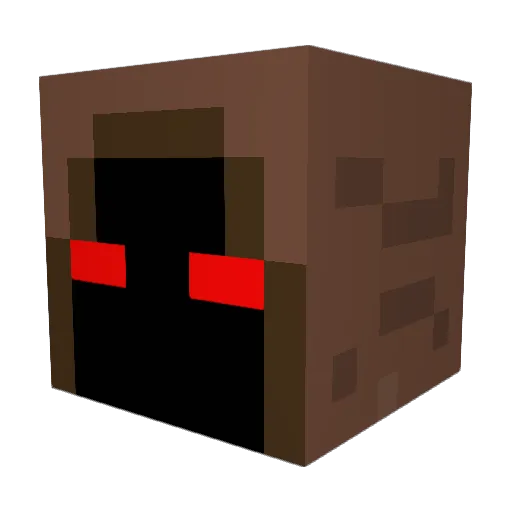 Milanium Minecraft avatar head, 3D render