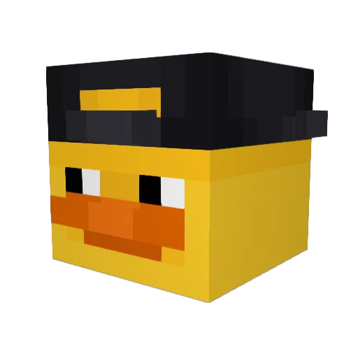 Milanka7950 Minecraft avatar head, 3D render