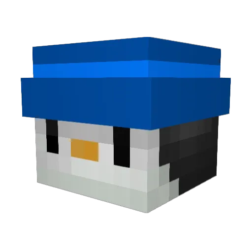 MilanleMilan_ Minecraft avatar head, 3D render