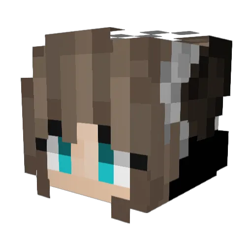 Milanlover123 Minecraft avatar head, 3D render