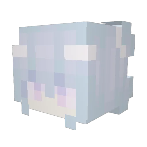 MilansRealm_2 Minecraft avatar head, 3D render