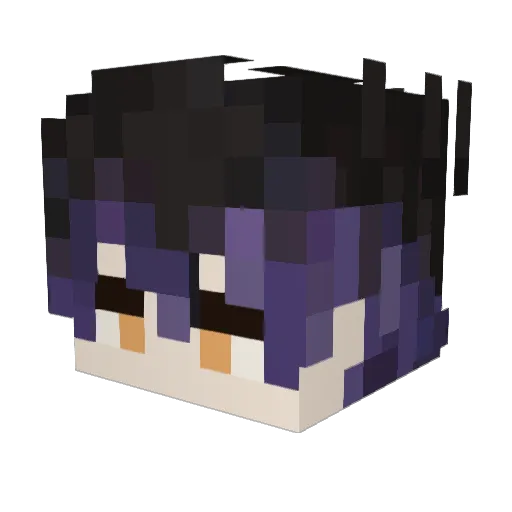 Milanski88 Minecraft avatar head, 3D render