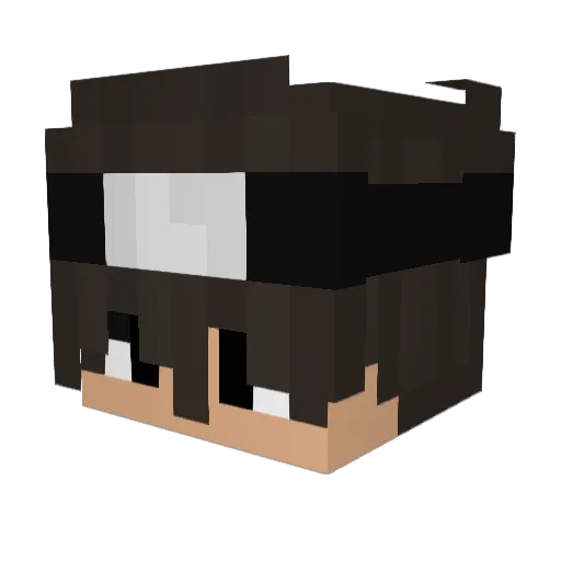 MilchKrebs01285 Minecraft avatar head, 3D render