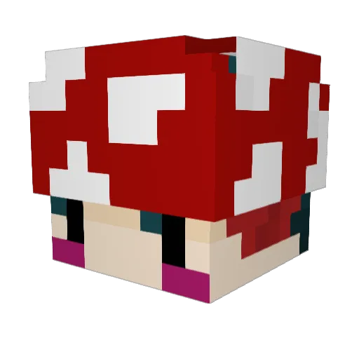 MildlyCondiment Minecraft avatar head, 3D render