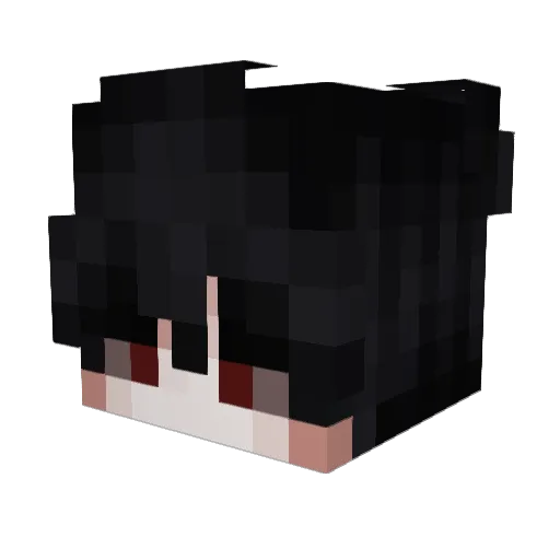 MileOn13 Minecraft avatar head, 3D render